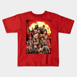 MACHO MAN HERO Kids T-Shirt